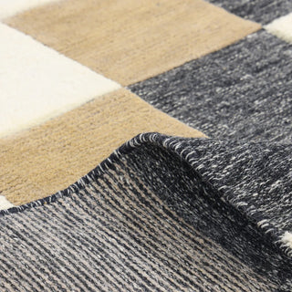 Livingston Hand Knotted Contemporary Modern Brown Area Rug