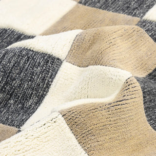 Livingston Hand Knotted Contemporary Modern Brown Area Rug