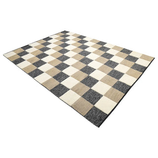 Livingston Hand Knotted Contemporary Modern Brown Area Rug