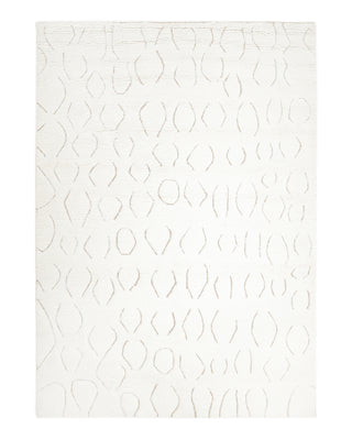 Astoria Hand Knotted Modern - Contemporary Ivory Area Rug