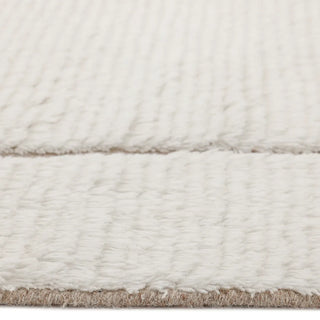 Norwich Hand Knotted Modern - Contemporary Ivory Area Rug