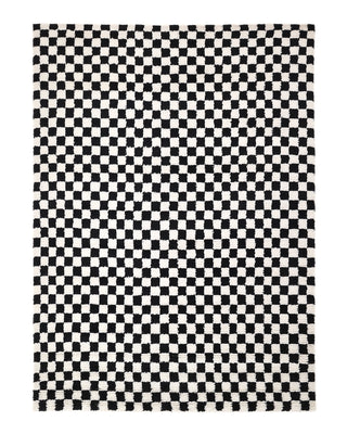 Stamford Hand Knotted Modern - Contemporary Black Area Rug