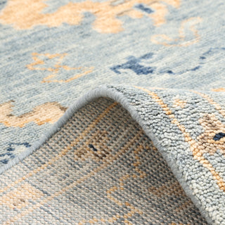 Lagos Contemporary Floral Handmade Wool/Cotton Area Rug