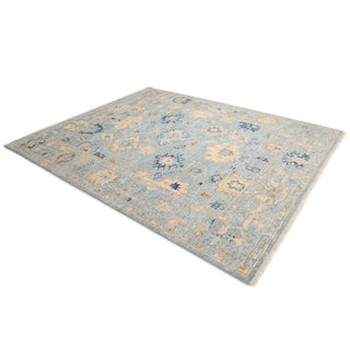 Lagos Contemporary Floral Handmade Wool/Cotton Area Rug