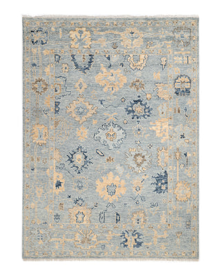 Lagos Contemporary Floral Handmade Wool/Cotton Area Rug