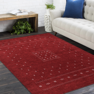 Simi Hand Loomed Bohemian Gabbeh Area Rug