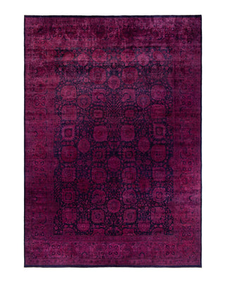 Fine Vibrance, One-of-a-Kind Hand-Knotted Area Rug - Black, 10' 1" x 14' 2" - Solo Rugs