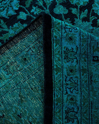 Fine Vibrance, One-of-a-Kind Hand-Knotted Area Rug - Black, 9' 2" x 12' 0" - Solo Rugs