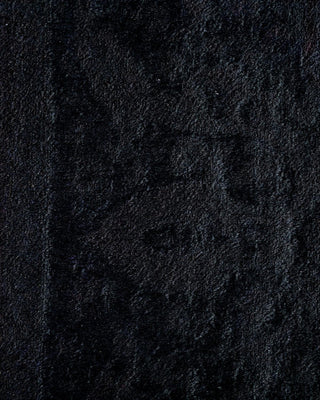 Fine Vibrance, One-of-a-Kind Hand-Knotted Area Rug - Black, 9' 5" x 12' 0" - Solo Rugs
