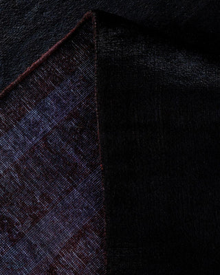 Fine Vibrance, One-of-a-Kind Hand-Knotted Area Rug - Black, 9' 5" x 12' 0" - Solo Rugs