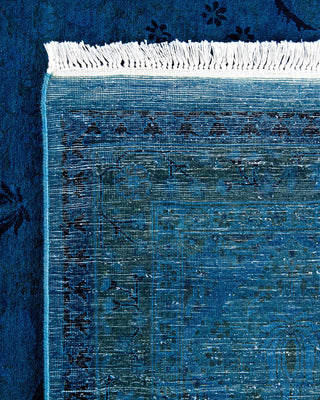 Fine Vibrance, One-of-a-Kind Hand-Knotted Area Rug - Blue, 9' 1" x 12' 4" - Solo Rugs
