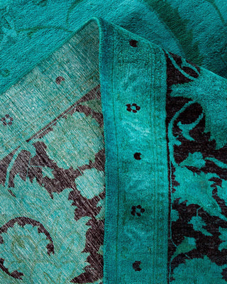 Fine Vibrance, One-of-a-Kind Hand-Knotted Area Rug - Blue, 9' 2" x 12' 1" - Solo Rugs