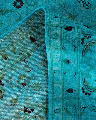 Fine Vibrance, One-of-a-Kind Hand-Knotted Area Rug - Blue, 9' 2" x 12' 5" - Solo Rugs