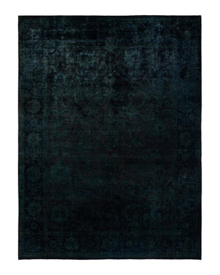 Fine Vibrance, One-of-a-Kind Hand-Knotted Area Rug - Brown, 9' 3" x 12' 2" - Solo Rugs