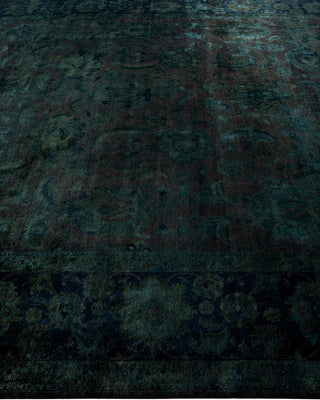 Fine Vibrance, One-of-a-Kind Hand-Knotted Area Rug - Brown, 9' 3" x 12' 2" - Solo Rugs