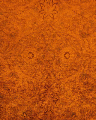 Fine Vibrance, One-of-a-Kind Hand-Knotted Area Rug - Gold, 9' 3" x 12' 3" - Solo Rugs