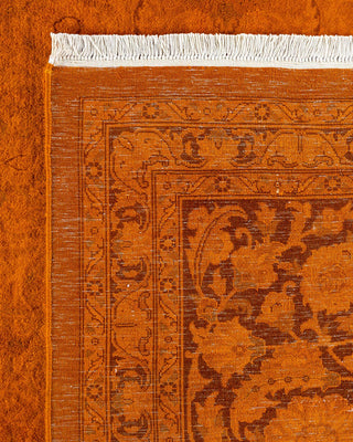 Fine Vibrance, One-of-a-Kind Hand-Knotted Area Rug - Gold, 9' 3" x 12' 3" - Solo Rugs