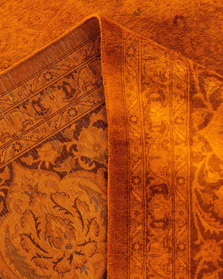 Fine Vibrance, One-of-a-Kind Hand-Knotted Area Rug - Gold, 9' 3" x 12' 3" - Solo Rugs