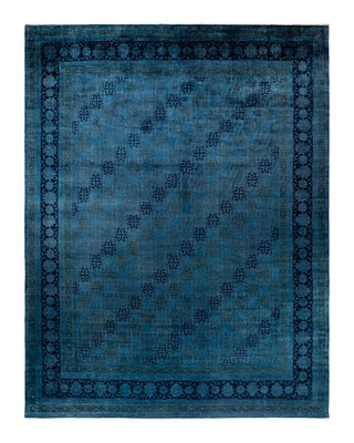 Fine Vibrance, One-of-a-Kind Hand-Knotted Area Rug - Gray, 11' 10" x 15' 2" - Solo Rugs
