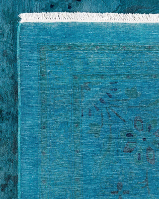 Fine Vibrance, One-of-a-Kind Hand-Knotted Area Rug - Gray, 9' 2" x 11' 10" - Solo Rugs