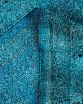 Fine Vibrance, One-of-a-Kind Hand-Knotted Area Rug - Gray, 9' 2" x 11' 10" - Solo Rugs