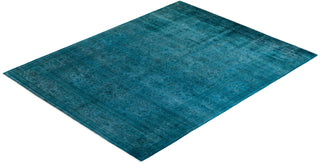 Fine Vibrance, One-of-a-Kind Hand-Knotted Area Rug - Gray, 9' 2" x 11' 10" - Solo Rugs