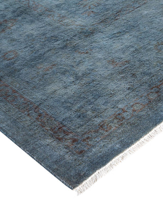 Fine Vibrance, One-of-a-Kind Hand-Knotted Area Rug - Gray, 9' 2" x 11' 9" - Solo Rugs