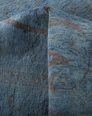 Fine Vibrance, One-of-a-Kind Hand-Knotted Area Rug - Gray, 9' 2" x 11' 9" - Solo Rugs