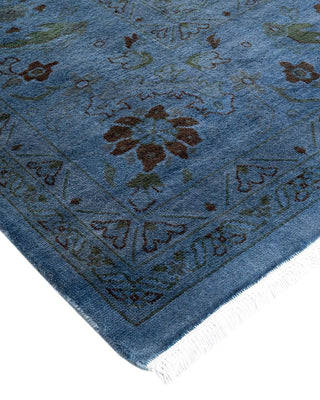 Fine Vibrance, One-of-a-Kind Hand-Knotted Area Rug - Gray, 9' 2" x 12' 5" - Solo Rugs