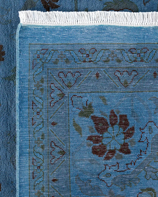 Fine Vibrance, One-of-a-Kind Hand-Knotted Area Rug - Gray, 9' 2" x 12' 5" - Solo Rugs