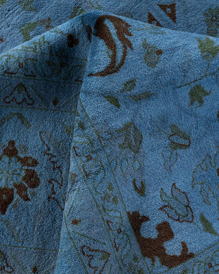 Fine Vibrance, One-of-a-Kind Hand-Knotted Area Rug - Gray, 9' 2" x 12' 5" - Solo Rugs