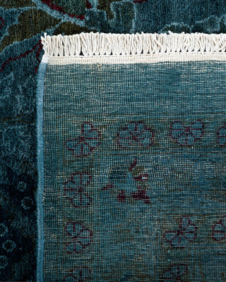 Fine Vibrance, One-of-a-Kind Hand-Knotted Area Rug - Gray, 9' 3" x 11' 10" - Solo Rugs