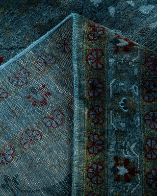 Fine Vibrance, One-of-a-Kind Hand-Knotted Area Rug - Gray, 9' 3" x 11' 10" - Solo Rugs