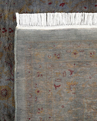 Fine Vibrance, One-of-a-Kind Hand-Knotted Area Rug - Gray, 9' 3" x 12' 5" - Solo Rugs
