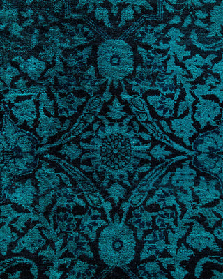 Fine Vibrance, One-of-a-Kind Hand-Knotted Area Rug - Green, 9' 1" x 11' 10" - Solo Rugs