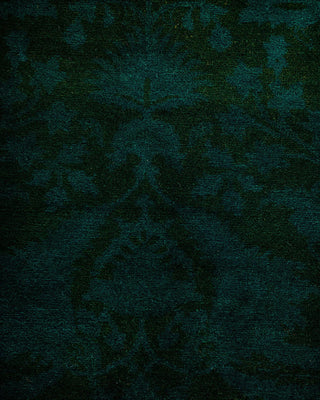 Fine Vibrance, One-of-a-Kind Hand-Knotted Area Rug - Green, 9' 3" x 11' 10" - Solo Rugs