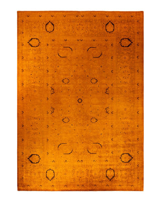 Fine Vibrance, One-of-a-Kind Hand-Knotted Area Rug - Orange, 10' 3" x 14' 3" - Solo Rugs