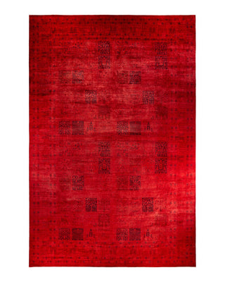 Fine Vibrance, One-of-a-Kind Hand-Knotted Area Rug - Orange, 12' 3" x 18' 10" - Solo Rugs