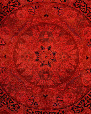 Fine Vibrance, One-of-a-Kind Hand-Knotted Area Rug - Orange, 9' 0" x 11' 10" - Solo Rugs