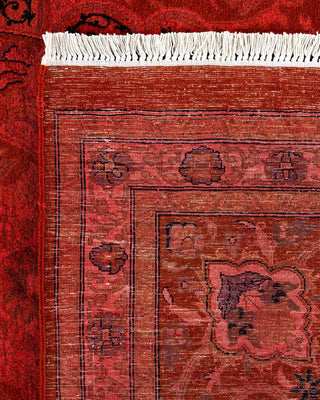 Fine Vibrance, One-of-a-Kind Hand-Knotted Area Rug - Orange, 9' 0" x 11' 10" - Solo Rugs