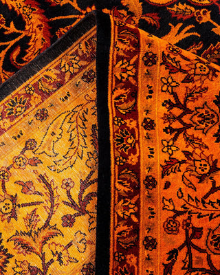 Fine Vibrance, One-of-a-Kind Hand-Knotted Area Rug - Orange, 9' 1" x 12' 2" - Solo Rugs