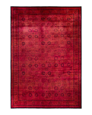 Fine Vibrance, One-of-a-Kind Hand-Knotted Area Rug - Pink, 11' 3" x 16' 1" - Solo Rugs