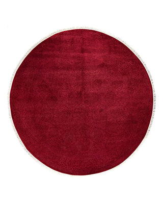 Fine Vibrance, One-of-a-Kind Hand-Knotted Area Rug - Pink, 5' 1" x 5' 1" - Solo Rugs