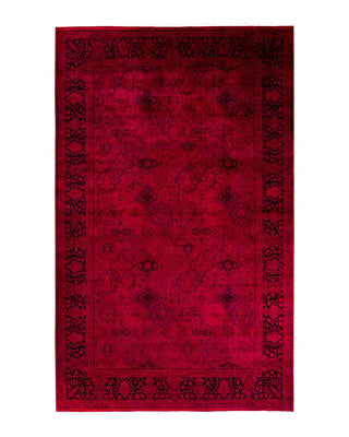 Fine Vibrance, One-of-a-Kind Hand-Knotted Area Rug - Pink, 8' 3" x 13' 5" - Solo Rugs
