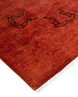 Fine Vibrance, One-of-a-Kind Hand-Knotted Area Rug - Pink, 9' 1" x 12' 5" - Solo Rugs