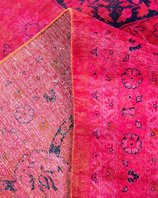 Fine Vibrance, One-of-a-Kind Hand-Knotted Area Rug - Pink, 9' 2" x 12' 0" - Solo Rugs