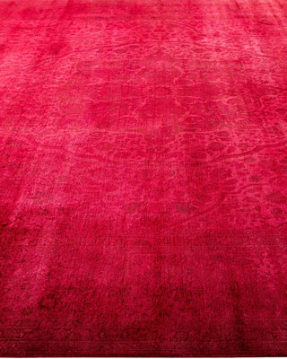 Fine Vibrance, One-of-a-Kind Hand-Knotted Area Rug - Pink, 9' 2" x 12' 6" - Solo Rugs