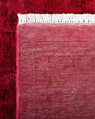 Fine Vibrance, One-of-a-Kind Hand-Knotted Area Rug - Pink, 9' 2" x 12' 6" - Solo Rugs
