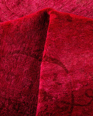 Fine Vibrance, One-of-a-Kind Hand-Knotted Area Rug - Pink, 9' 2" x 12' 6" - Solo Rugs