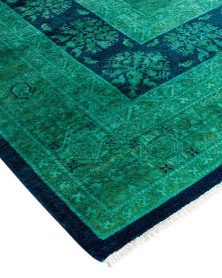 Fine Vibrance, One-of-a-Kind Hand-Knotted Area Rug - Purple, 9' 2" x 11' 9" - Solo Rugs